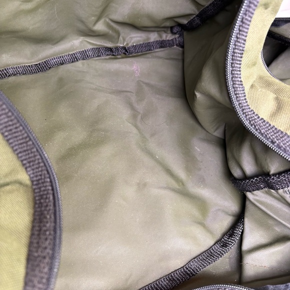 ORVIS Large Canvas Leather Duffel Duffle Bag *flaw* - Picture 16 of 16
